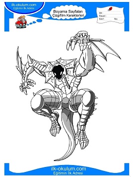 Çocuklar İçin Bakugan Boyama Sayfaları 
